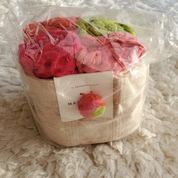 Anthropologie set of 4 Market Dishcloths - Picture 4 of 5